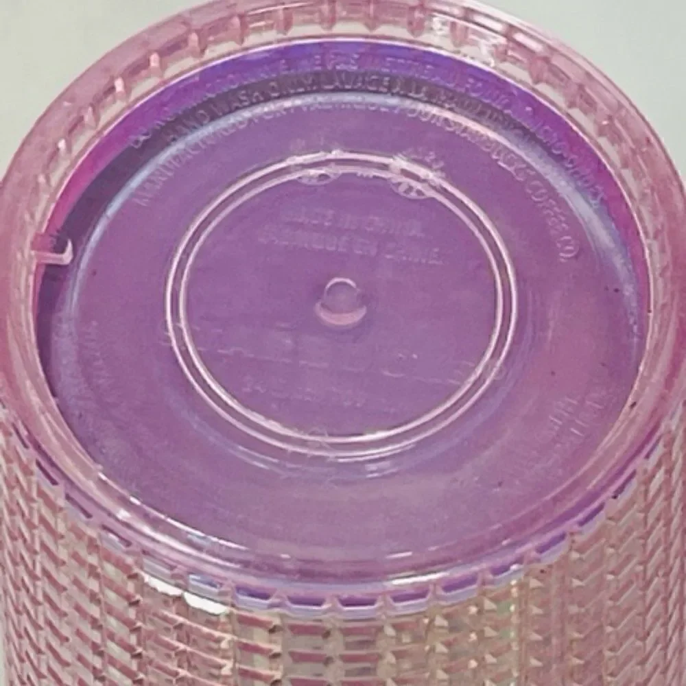 Starbucks Summer 2021 Purple Blue Ombre Studded Venti Tumbler Cup 24 fl oz Good